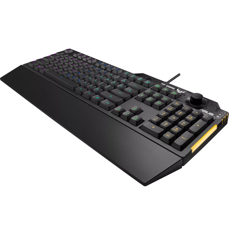 Clavier gaming Asus TUF K1 avec rétroéclairage RGB Aura Sync - (Azerty) (90MP01X0-BKFA00)