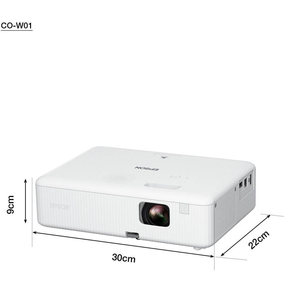 EPSON CO-W01 Vidéoprojecteur 3.000 lumens WXGA (V11HA86040) - Logically