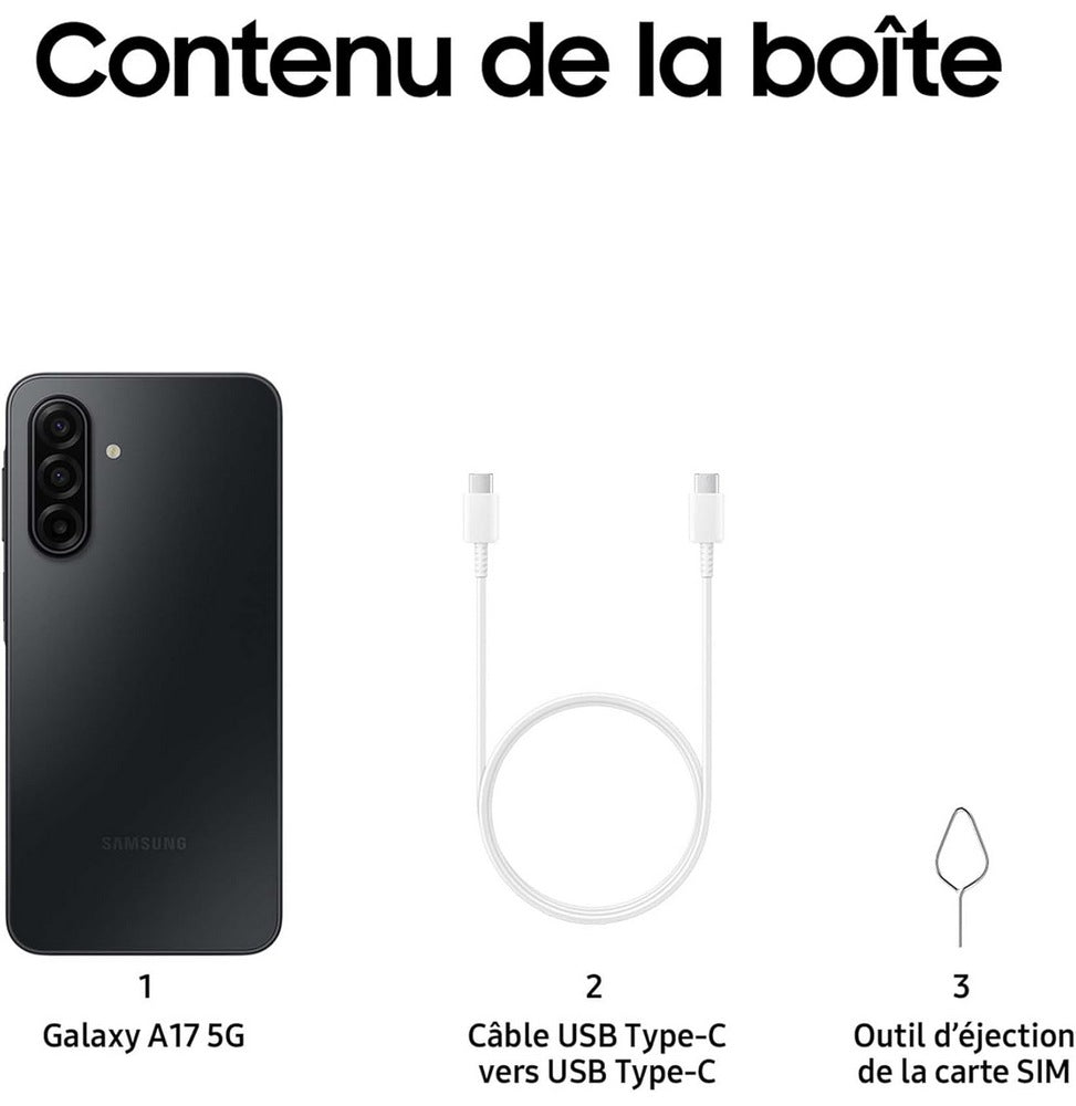 Samsung Galaxy A17 5G Dual Sim Black (8 GB | 256 GB) (SM-A175FZKOMWD)