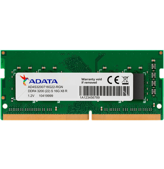Barrette mémoire ADATA SO-DIMM 16GB DDR4 3200 Mhz - PC Portable (AD4S320016G22-SGN) - Logically