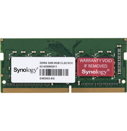 Barrette mémoire Synology SO-DIMM 8GB DDR4 ECC - Serveur Nas (D4ES02-8G) - Logically