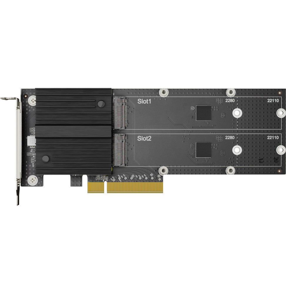 Carte adaptateur Synology M2D20 SSD M.2 à deux logements pour l'accélération du cache