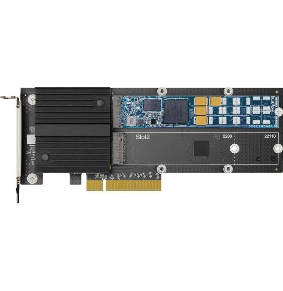 Carte adaptateur Synology M2D20 SSD M.2 à deux logements pour l'accélération du cache