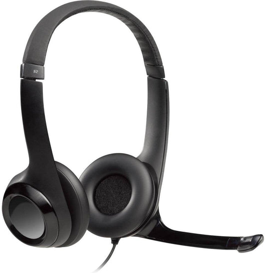 Casque Logitech H390 avec microphone anti-parasite - USB (981-000406) - Logically