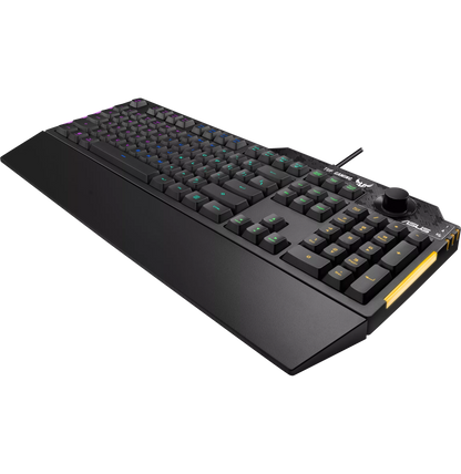 Clavier gaming Asus TUF K1 avec rétroéclairage RGB Aura Sync - (Azerty) (90MP01X0-BKFA00)