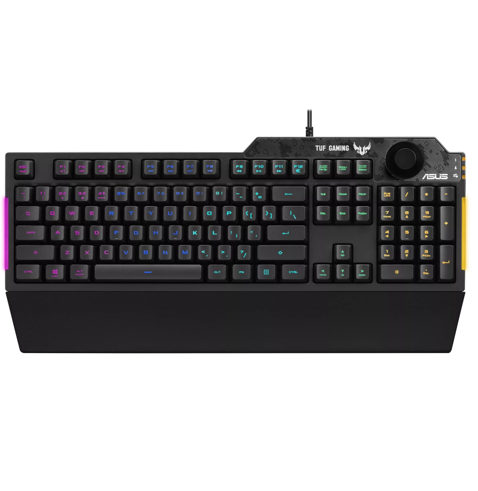 Clavier gaming Asus TUF K1 avec rétroéclairage RGB Aura Sync - (Azerty) (90MP01X0-BKFA00)