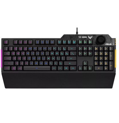 Clavier gaming Asus TUF K1 avec rétroéclairage RGB Aura Sync - (Azerty) (90MP01X0-BKFA00)
