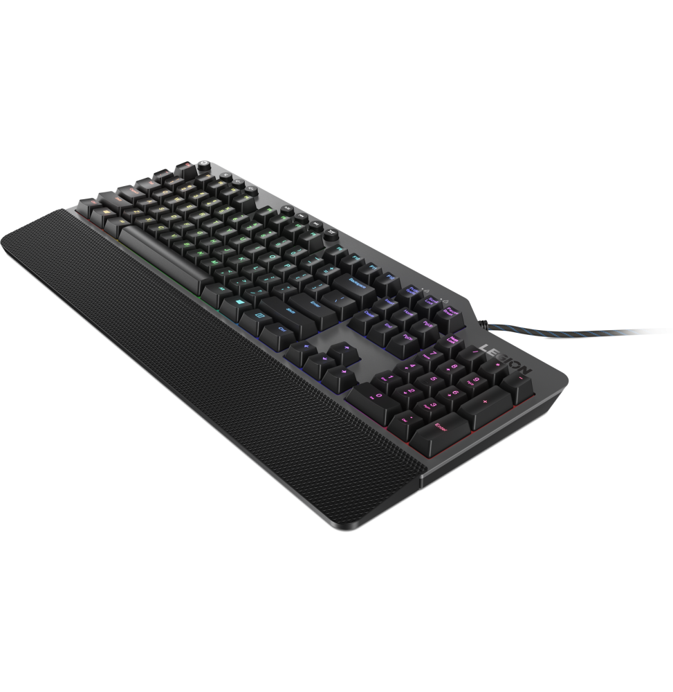 Clavier mécanique filaire gaming Lenovo Legion K500 RGB - AZERTY Français (GY40T26483)
