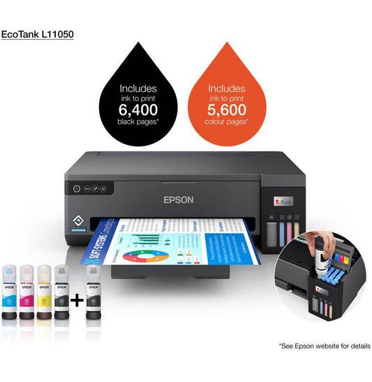 Epson EcoTank L11050 Imprimante A3 à réservoirs rechargeables (C11CK39403) - Logically