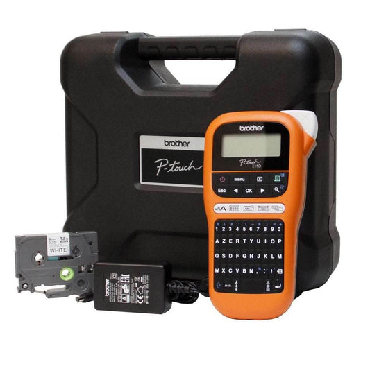 Brother PT-E110VP étiqueteuse professionnelle portable - AZERTY - Logically