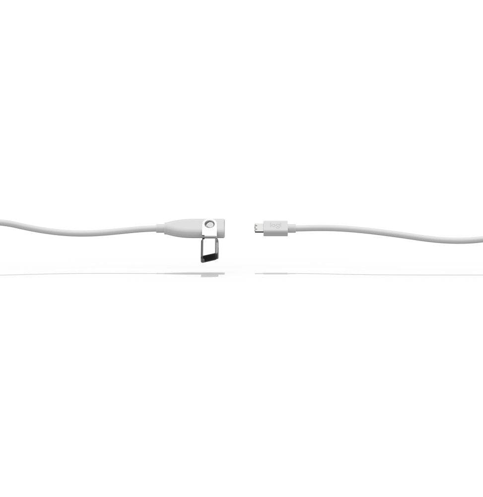 Logitech Rally Mic Pod Extension Cable Blanc (952-000047) - Logically