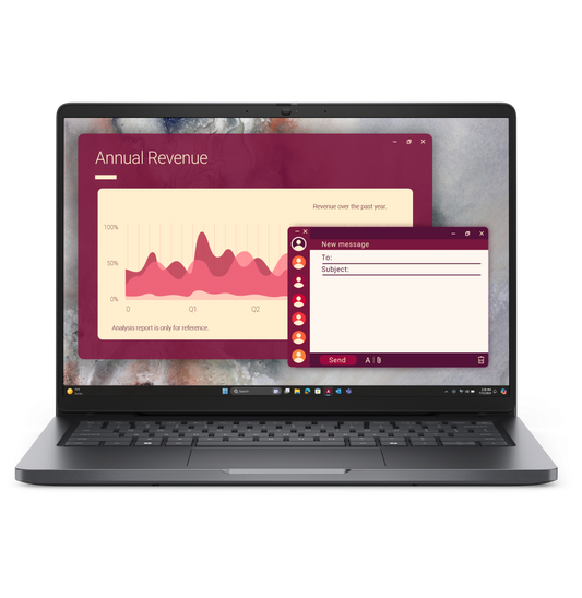 Ordinateur portable Dell Pro 14 (PC14250) IA intégrée Core 5-120U 8GB 512 SSD freeDos