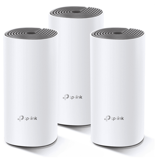 Système WiFi Mesh TP-Link Deco E4 AC1200 3 packs (DECOE4_3-PACK) - Logically